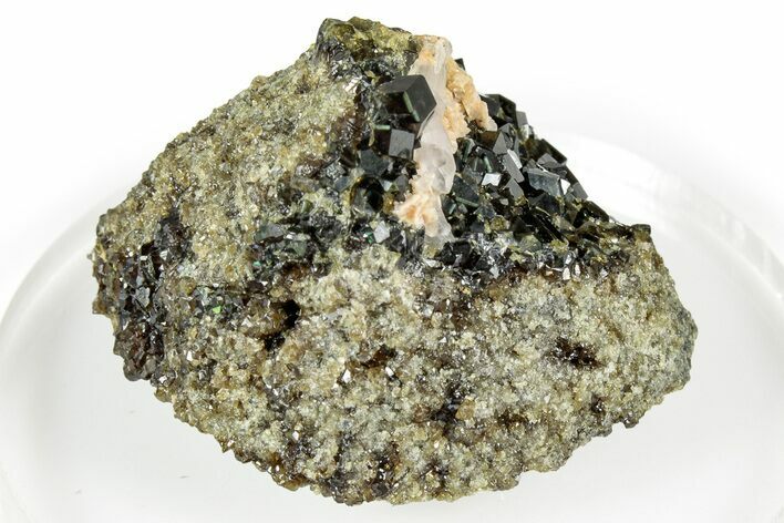 Lustrous Rainbow Andradite Garnets - Norway #342333